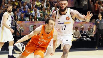 17/02/24 BALONCESTO 
PARTIDO SEMIFINALES COPA DEL REY MALAGA 2024
REAL MADRID  -  VALENCIA BASKET
VINCENT POIRIER
KEVIN PANGOS
