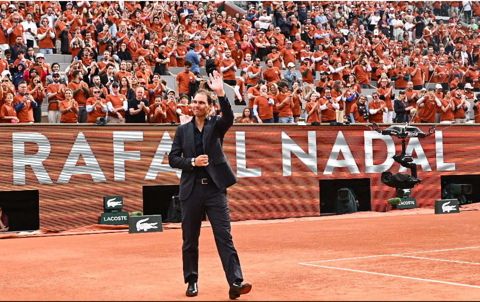 Rafa Nadal le rindió homenaje en Roland Garros.