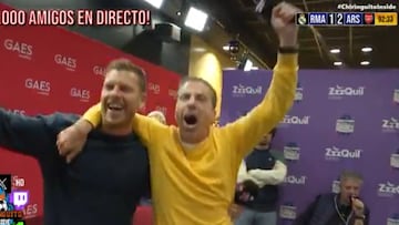 Años esperando este momento: Cristóbal Soria y Jota jordi tras el 1-2 de Martinelli