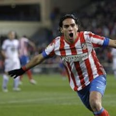 Falcao saca de dudas al Atlético con su histórico repóker de goles