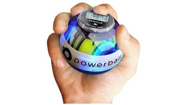 Así es la Powerball, la bola de fuerza para el brazo que rehabilita y fortalece los músculos
