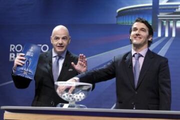 Sorteo de los cuartos de Champions en imágenes