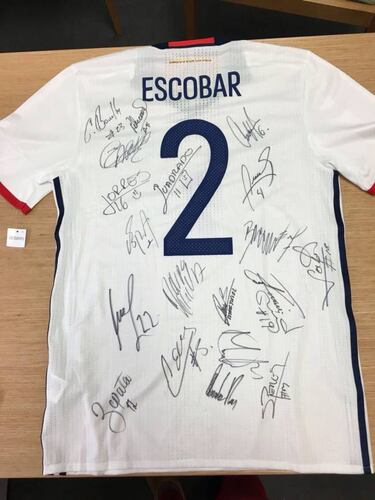 Andrés Escobar presente en la Copa América Centenario 2016