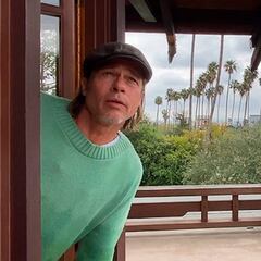 Brad Pitt cambia el cine por la meteorología durante la cuarentena