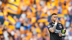 La polémica seña de Jonathan Orozco hacia la afición de Tigres