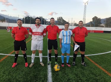 Veteranos del Málaga y estrellas del World Pádel Soccer se unen por una buena causa