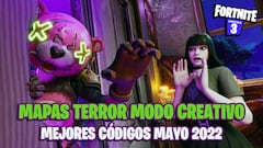 Mapas de terror en Fortnite: mejores códigos mayo 2022