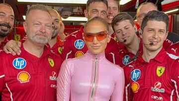 Jennifer López, tendencia en Arabia Saudí por su sorprendente look en la Fórmula 1: “Una Barbie latina”