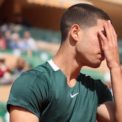 Alcaraz: "Estoy un poco decepcionado conmigo mismo"