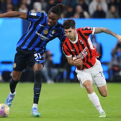 Leão y Pulišić para su prueba más exigente: el Inter