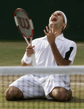 Ganó a Andy Roddick por 4-6, 7-5, 7-6 y 6-4.