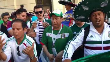 Afición mexicana recibió al Tricolor en Rostov del Don