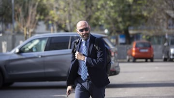 Monchi, antes de un entrenamiento.