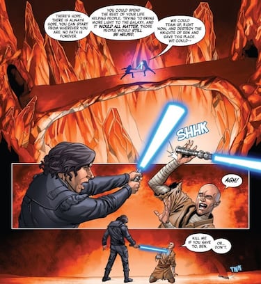 ‘Star Wars’: así fue la caída de Ben Solo y el ascenso de Kylo Ren tras su choque con Luke Skywalker