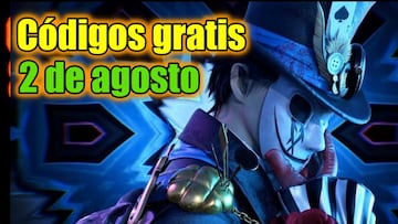 Free Fire | Códigos de hoy martes 2 de agosto de 2022: recompensas gratis