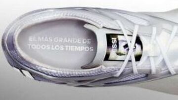 La nueva bota de Messi.