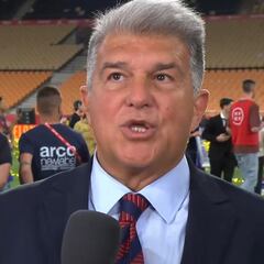 Laporta: “No es fácil ganar a un Madrid herido”