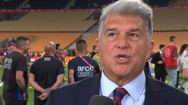 Laporta: “No es fácil ganar a un Madrid herido”