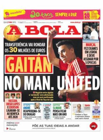 Portadas de la prensa deportiva