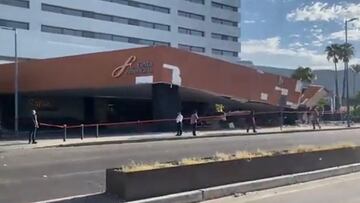 Fachada del Hotel Fiesta Americana en Hermosillo se desploma y causa alarma en Sonora