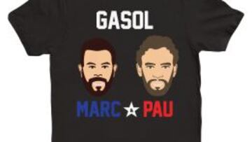 Camisetas para conmemorar el All Star de Pau y Marc Gasol