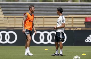 Sergio Ramos ha vuelto a los entrenamientos.