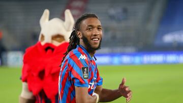 Brahim Traoré, con el SM Caen.