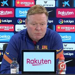 Koeman: "Podemos remontar y en LaLiga llevamos una buena trayectoria"