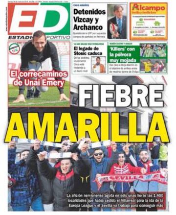 Portadas de la prensa deportiva