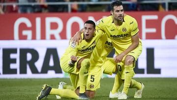 14/04/19 PARTIDO PRIMERA DIVISION
 GIRONA - VILLARREAL
 ALEGRIA
  Santiago Caseres (pivote) (10) Vicente Iborra 