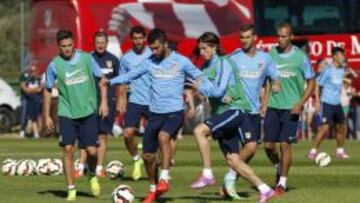 El Atlético de Madrid afina sus movimientos de ataque