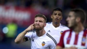 Mustafi, durante el partido contra el Atlético de Madrid.