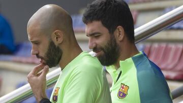 Mascherano jugar&aacute; de lateral. 