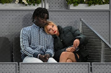 Najwa Nimri y su novio, Jos¨¦ Mendes Vieira.