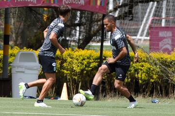 Imágenes del entrenamiento de Atlético Nacional.