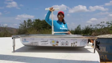 Brazilian scientist Anna Luísa Beserra developed ‘Aqualuz’, a device that uses solar energy to purify rainwater.