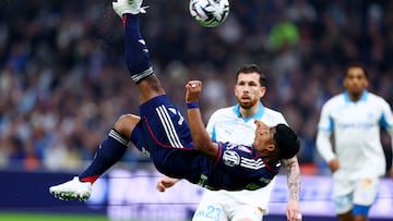 The 19-year-old Brazilian dazzled with two assists for Lyon, but late drama denied him a win against Marseille in Ligue 1.