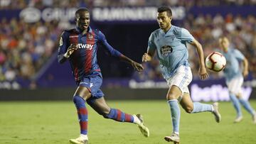 27/08/18 PARTIDO PRIMERA DIVISION
 LEVANTE - CELTA DE VIGO
 RAPHAEL DWAMENA
 GUSTAVO CABRAL