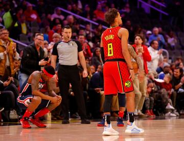 Trae Young con el 8 de Kobe Bryant a la espalda.