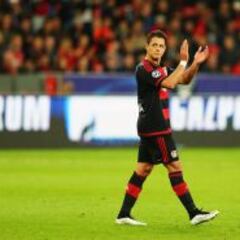 Chicharito firmó el octavo gol mexicano en la Bundesliga