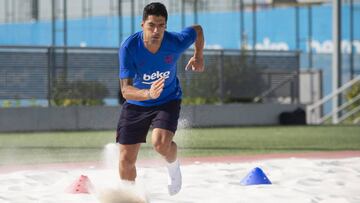 Suárez busca el perdón de la afición: ya se entrena