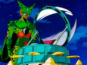 Célula Dragon Ball Z viaje temporal