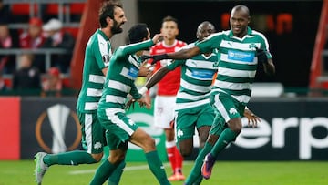 Víctor Ibarbo anotó sus primeros goles con el Panathinaikos, en el juego ante el Standard Liège por Europa League