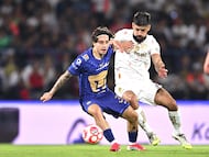 during the 9th round match between Pumas UNAM and Toluca as part of the Liga BBVA MX Varonil, Torneo Clausura 2026 at Olimpico Universitario Stadium, on March 03, 2026 in Mexico City, Mexico.