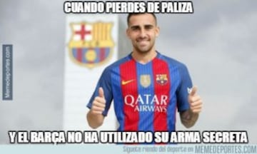 Los mejores memes del 0-6 del Barcelona al Alavés