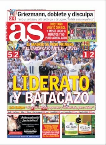 Las portadas de AS de septiembre