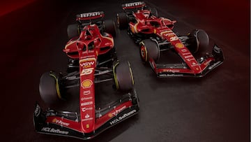 Primeras imágenes del nuevo SF-24 de Ferrari con unas líneas más estilizadas respecto a su antecesor.