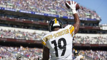 El wide receiver JuJu Smith-Schuster sufrió una lesión en la Semana 5 y su temporada parecía acabada, pero tras la rehabilitación se recuperó.