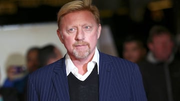 Boris Becker posa en la premier de la película "I am Bolt" en Londres en 2016.