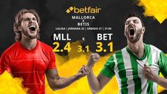 RCD Mallorca vs. Real Betis Balompié: horario, TV, estadísticas, clasificación y pronósticos